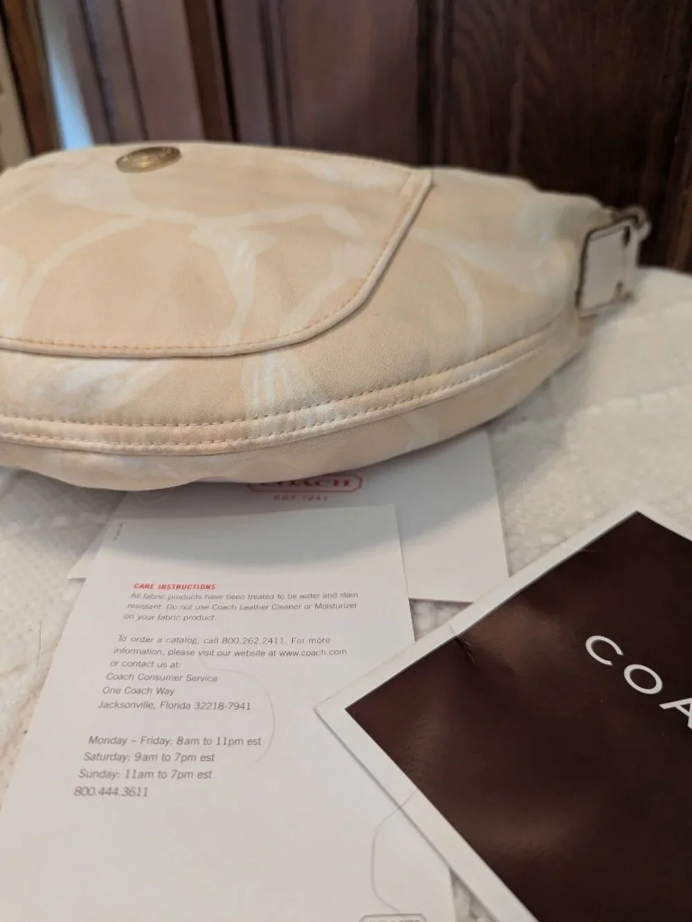 Coach L05J-132 Vintage Coach Hamptons signature 